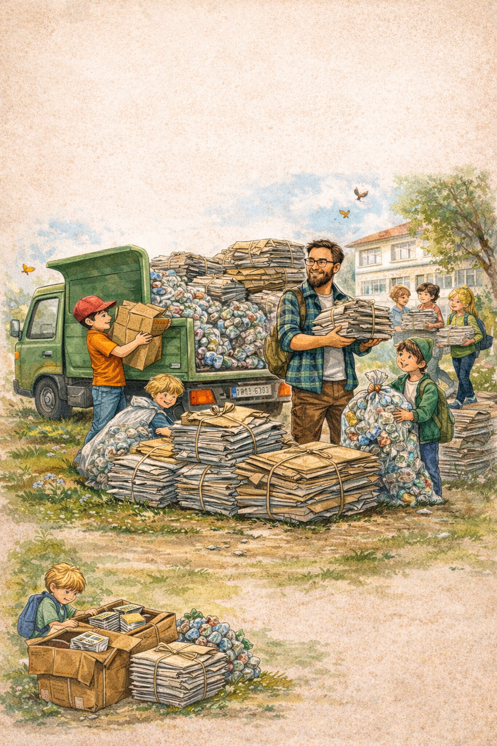 Jarní sběrová soutěž tříd